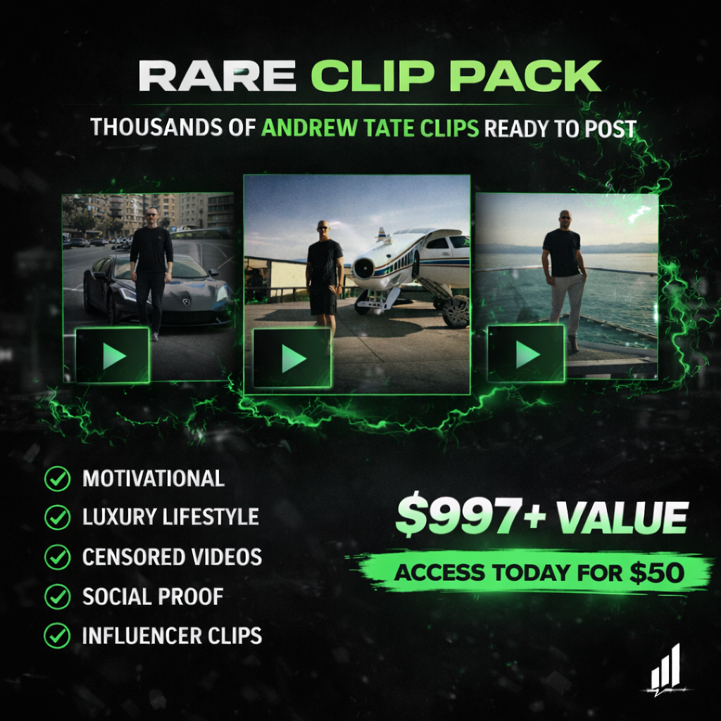 Rare Andrew Tate clip pack
